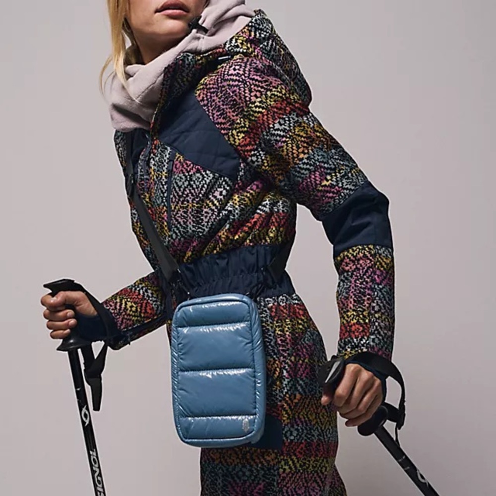 $598! Free People Movement All Prepped Jacquard Ski Suit Confetti Combo Small - Picture 4 of 5